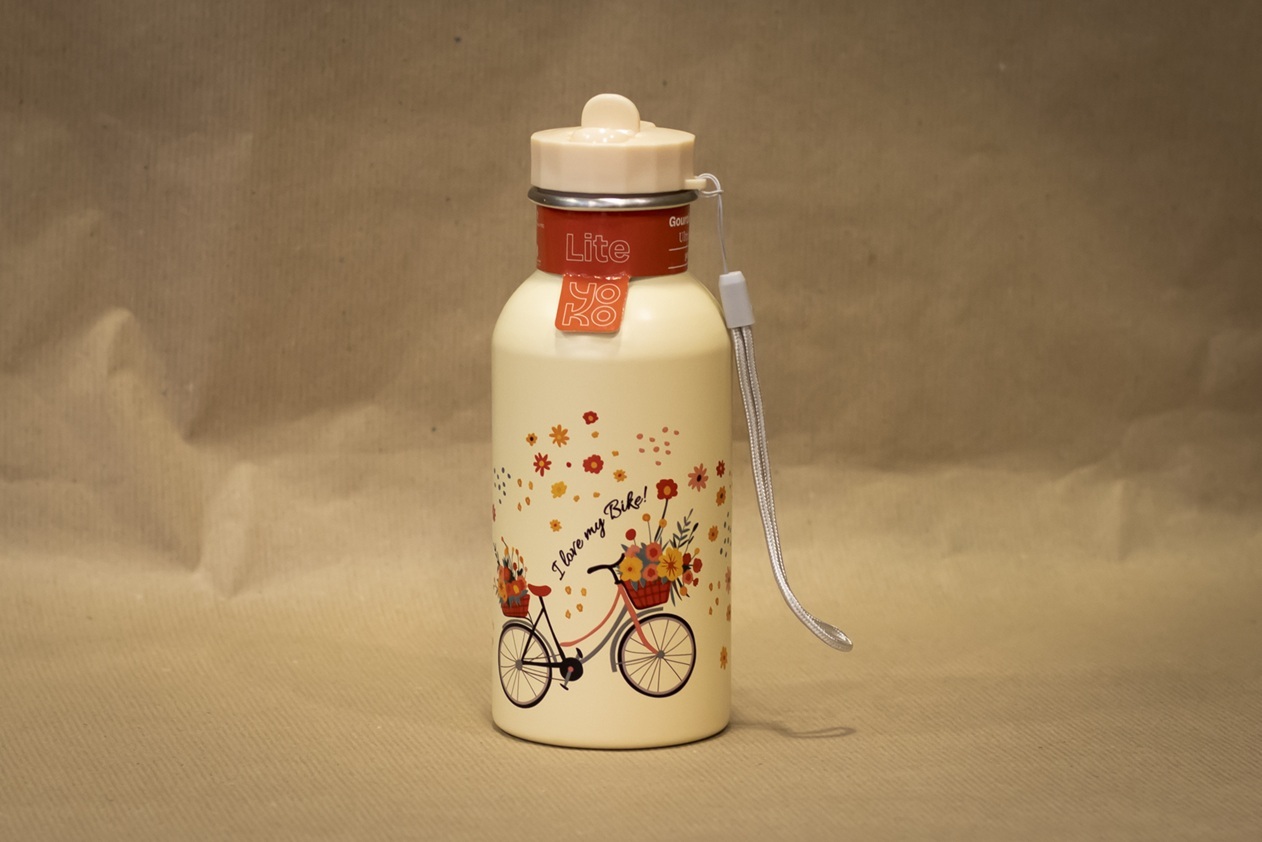 Gourde enfants beige - Réseaux