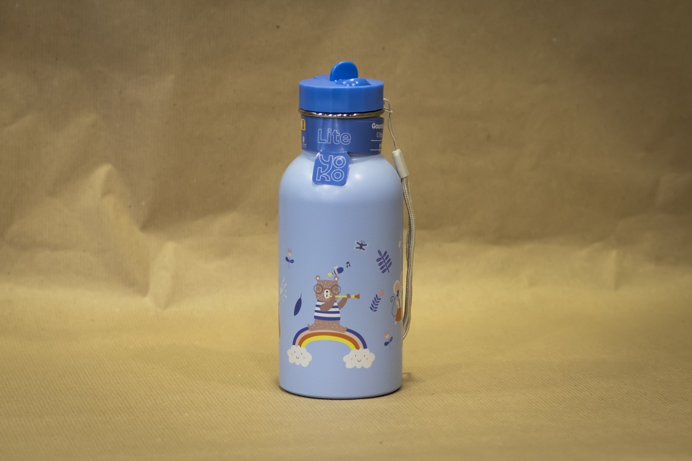 Gourde enfants bleu - Réseaux