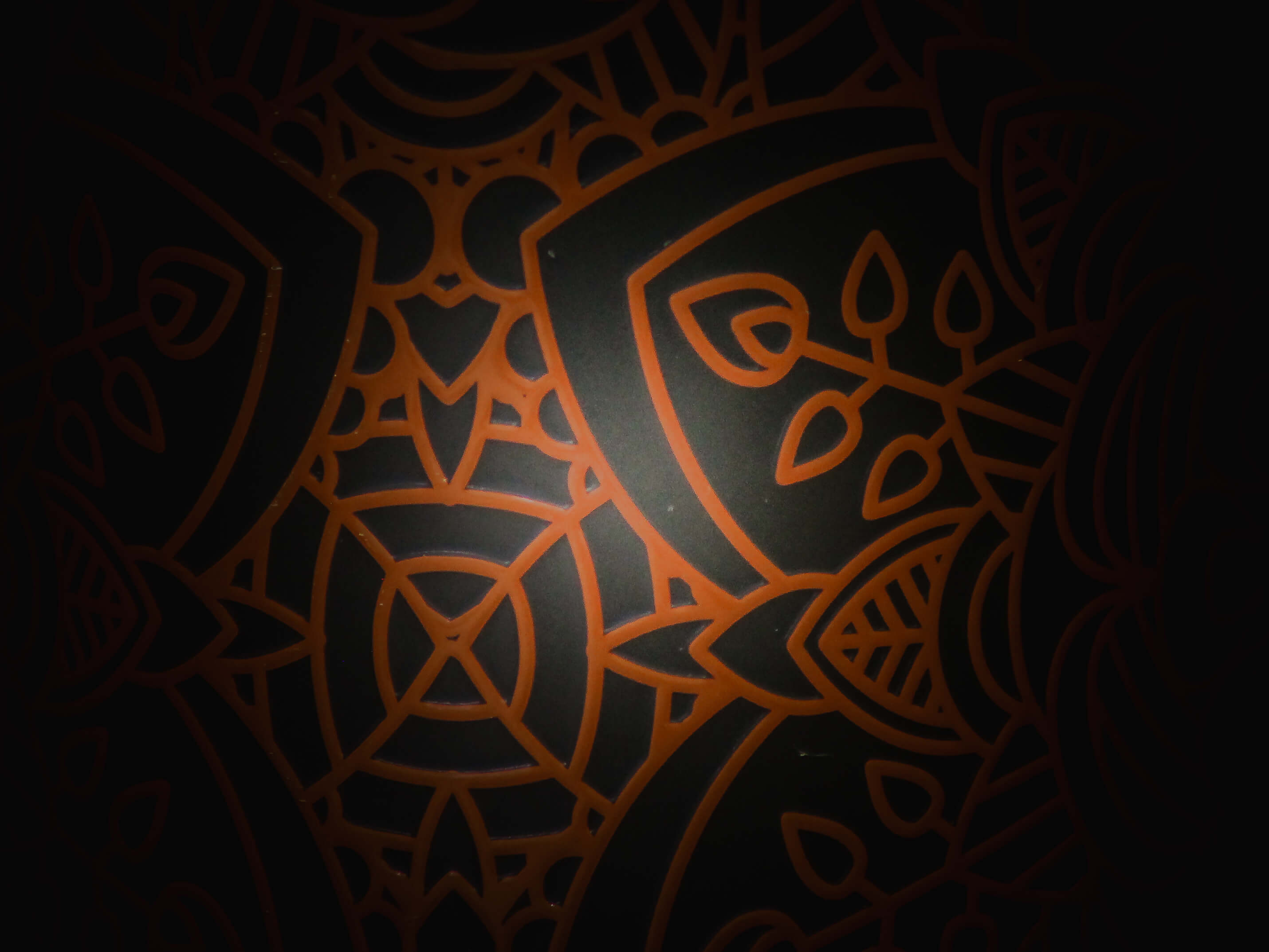 Mandala Ebony paysage détail