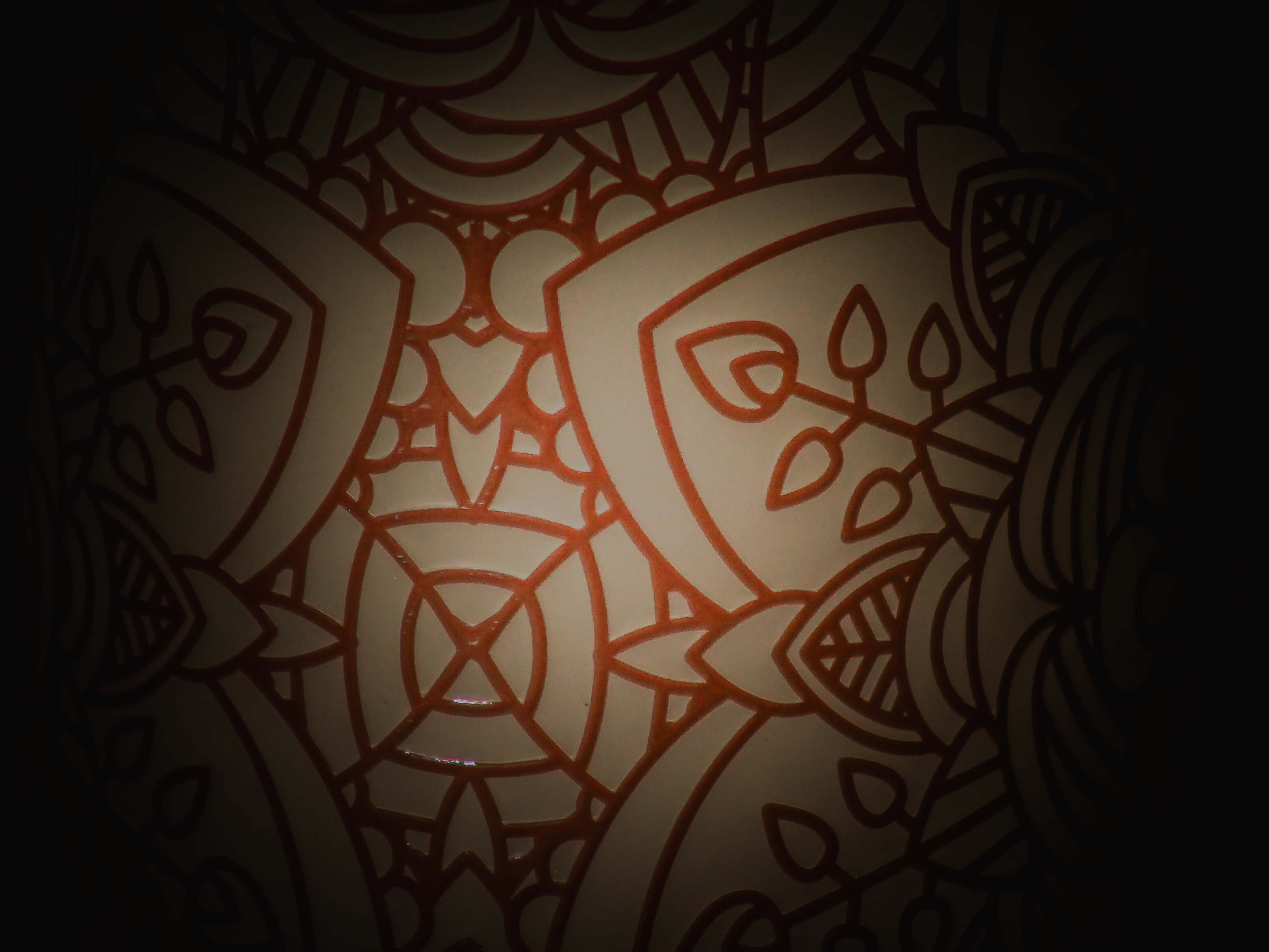 Mandala Powder paysage détail