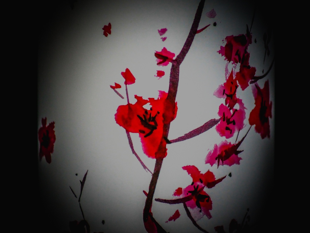 Thermos Cherry blossom détails