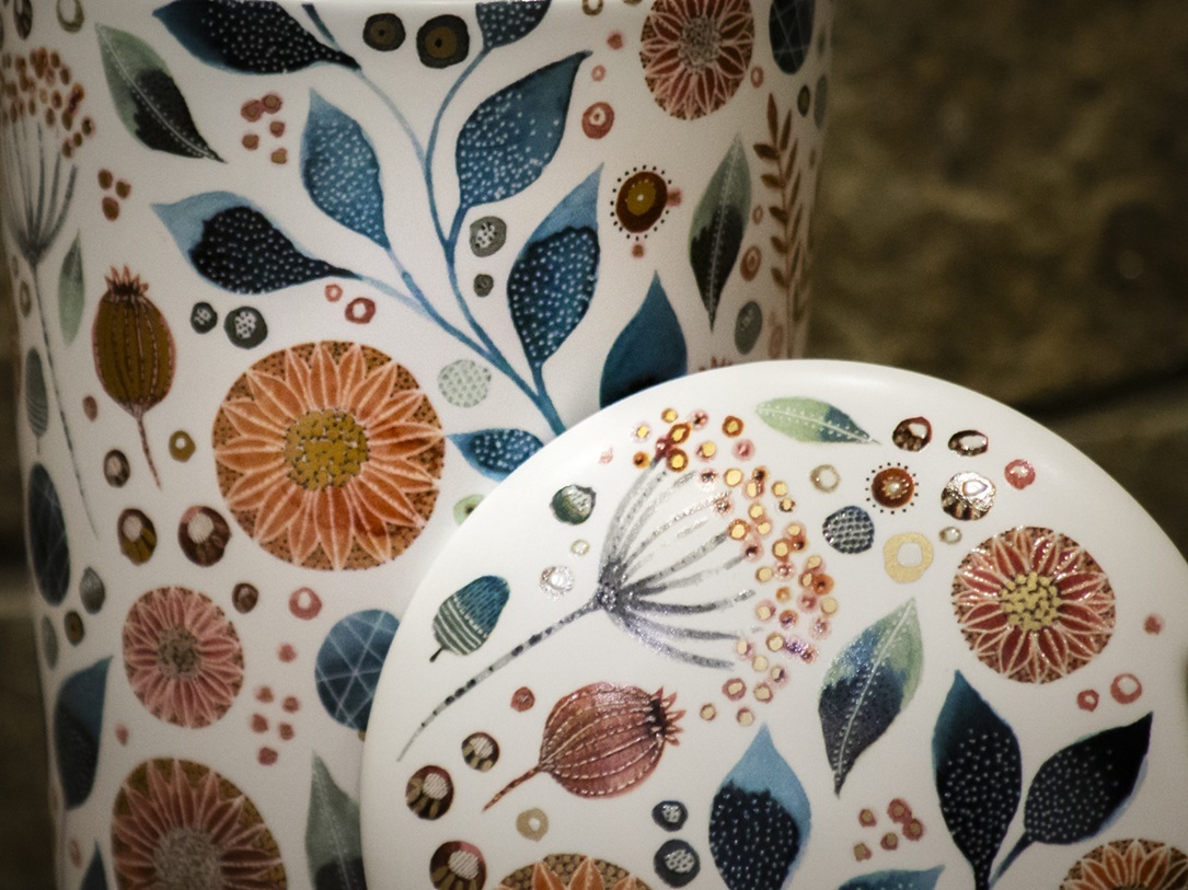 Tisanière Linnea paysage détail